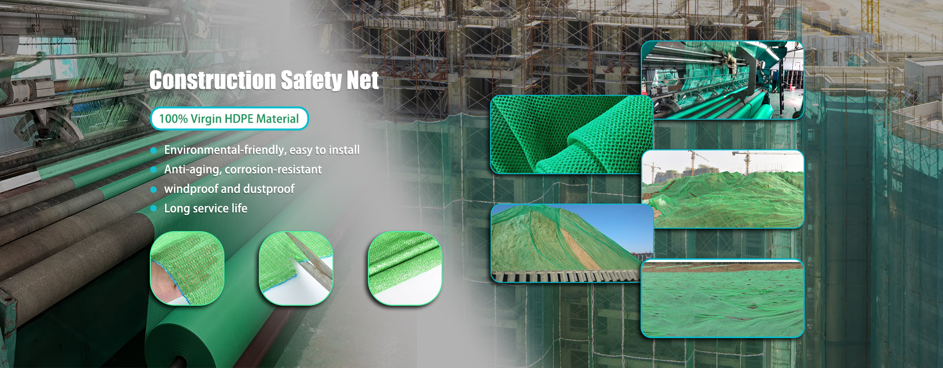 ဆောက်လုပ်ရေး Safety Net ထုတ်လုပ်သူများ